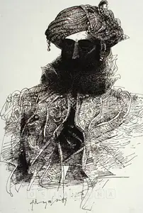 Adimoolam, K.M. (Artist). Untitled, 1989 | Drawing