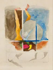 Husain, M.F. (Artist). Seventeen, 1975 | Painting