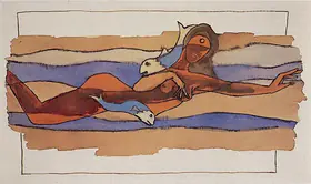 Husain, M.F. (Artist). Satyavati, n.d. | Painting