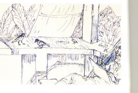 Bose, Nandalal (Artist). Self Portrait II, n.d. | Drawing