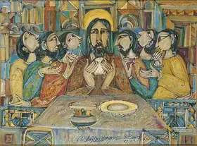 Suriyamoorthy, M.S. (Artist). All For Food, 1999 | Painting