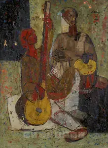 Chavda, Shiavax (Artist). Untitled, 1960 | Painting