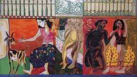 Goud, K. Laxma (Artist). Untitled, 1991 | Painting