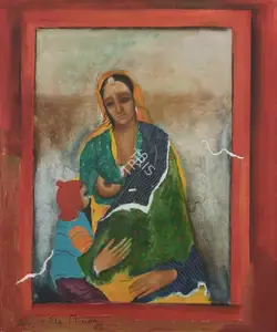 Menon, Anjolie Ela (Artist). Untitled, 1989 | Painting