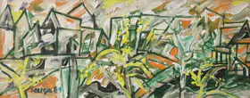 Souza, F.N. (Artist). Untitled, 1989 | Painting