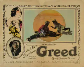 Stroheim, Erich von (Director), Greed, 1924 | Lobby card