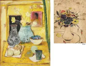 Ara, K.H. (Artist). Yellow Roses, n.d. | Painting