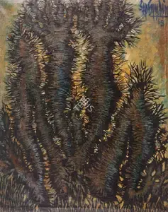 Sadequain (Artist). Untitled, 1965 | Painting