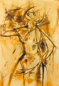 Khanna, Krishen (Artist). Dancer, n.d. | Painting