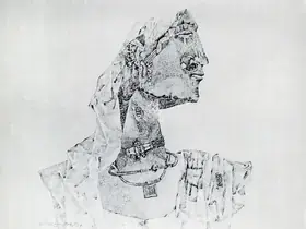Goud, K. Laxma (Artist). Drawing, 1977 | Drawing