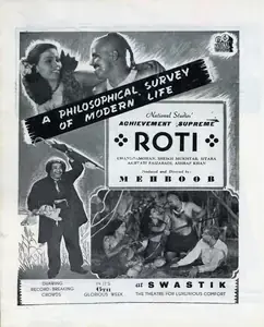 Mehboob (Producer), Roti, 1942 | Advertisement