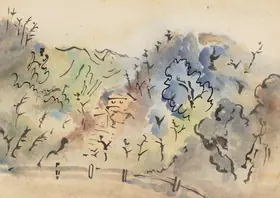 Mukherjee, B.B. (Artist). Untitled (Mussoorie), c.1950s | Painting