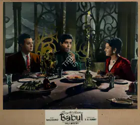 Mistry, Fali (Cinematographer), Babul, 1950 | Photographic Still Mounted on Lobby Card