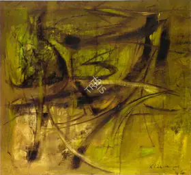 Khanna, Krishen (Artist). Landscape - Spring In 57th Street, 1964 | Painting