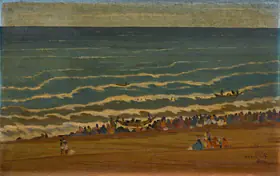 Dugar, Indra (Artist). Untitled (Breakers), 1953 | Painting
