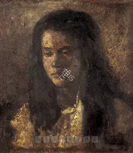 Abedin, Zainul (Artist). Portrait Of A Girl, mid 1930s | Painting