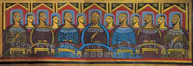 Studio of Jamini Roy (Artist). Last Supper, early 1960s | Painting