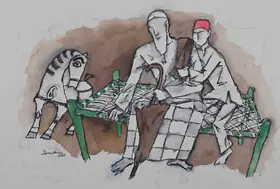 Husain, M.F. (Artist). Dada Dada Abdul, 2005 | Painting
