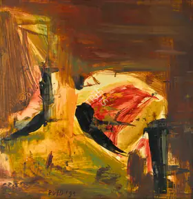 Raza, S.H. (Artist). Untitled, 1981 | Painting