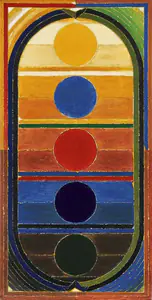 Raza, S.H. (Artist). Bindu - Panchtatva, 1991 | Painting