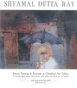 Ray Shyamal Dutta Artist Shyamal Dutta Ray 2002 Solo Exhibition Invitation 00859532