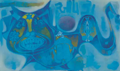 Ali, J. Sultan (Artist). Kammu - Katta, 1973 | Painting