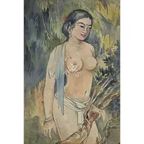 Vijaiwargiya, Ramgopal (Artist). Vanvasi, n.d. | Painting
