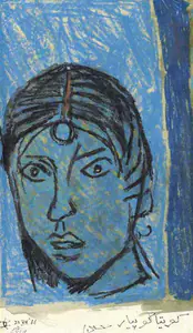 Husain, M.F. (Artist). Kavita Kavita, 1966 | Painting