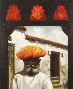 Bhattacharya, Sanjay (Artist). Untitled, n.d. | Painting