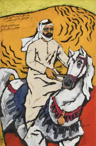 Husain, M.F. (Artist). OPCE 11, 2004 | Painting