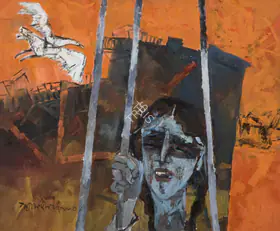 Ray, Shyamal Dutta (Artist). Untitled, 2008 | Painting