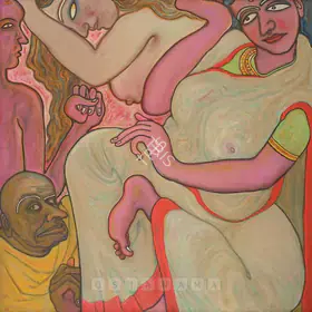 Chowdhury, Jogen (Artist). Situation X, 1995 | Painting