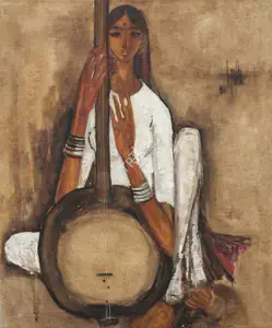 Prabha, B. (Artist). Untitled, 1966 | Painting
