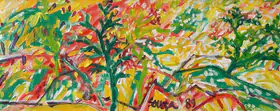 Souza, F.N. (Artist). Untitled, 1989 | Painting