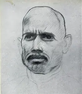Bhabha, Homi J. (Artist). Sepoy, 1944 | Sketch