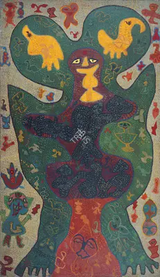 Parekh, Madhavi (Artist). Mother, 1972 | Painting