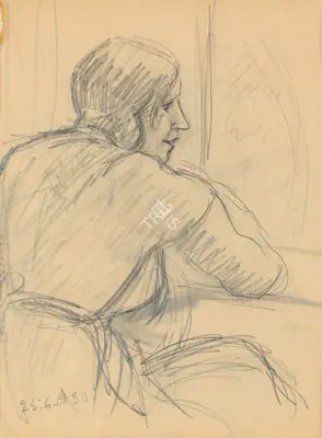 Sher-Gil, Amrita (Artist). Untitled, 1930 | Drawing