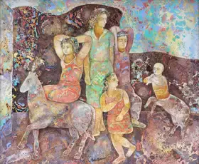 Burman, Sakti (Artist). Untitled, n.d. | Painting