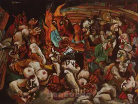 Roy, Sajal (Artist). Revelry, n.d. | Painting