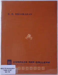 Bhaskaran, R.B. (Artist). R.B. Bhaskaran, 1995 | Solo Exhibition Catalogue | 00875398