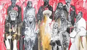Gupta, Probir (Artist). The Bene Israel Family, 2006 | Painting