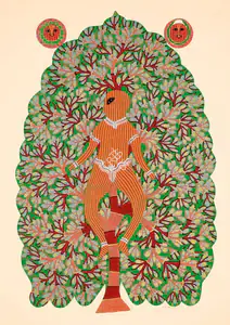 Urveti, Ram Singh (Artist). Untitled, 2021 | Painting