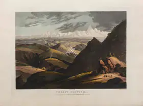 Merke, H. (Printmaker). Thebet Mountains, 01 January 1804 | Aquatint