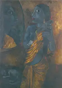 Sanyal, Gopal (Artist). Preparation for the Night, 1977 | Painting