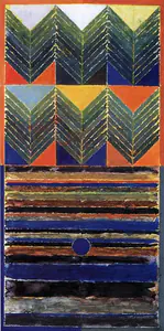 Raza, S.H. (Artist). Germination, 1986 | Painting