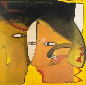 Maity, Paresh (Artist). The Third Eye, n.d. | Painting