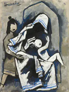 Husain, M.F. (Artist). Untitled, c.1980s | Painting