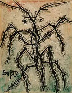 Souza, F.N. (Artist). Insect, 1959 | Painting