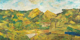 Ramkumar (Artist). Untitled (Landscape), n.d. | Painting