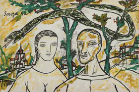 Souza, F.N. (Artist). Untitled, 1992 | Painting